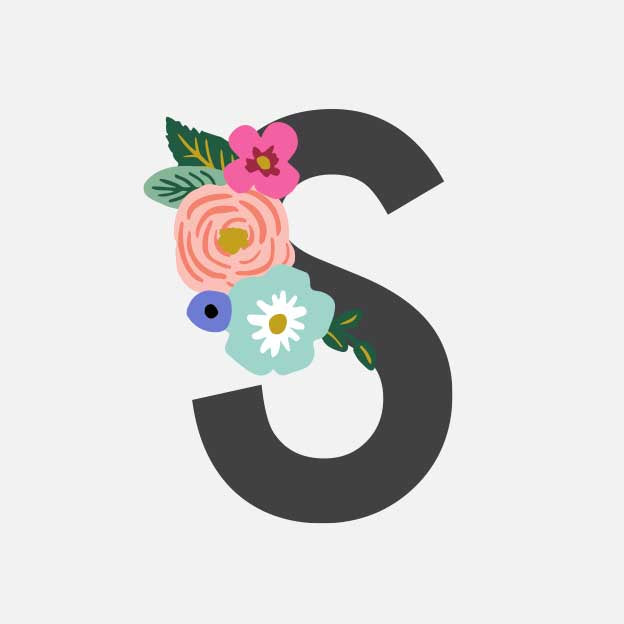 Monogram Personalized Stationery - S